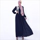 Chiffon Maxi Kleid mit Spitzenapplikationen