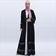 Pailletten Tassel Türkei Robe Abaya Cardigan mit Schleife