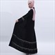 Pailletten Tassel Türkei Robe Abaya Cardigan mit Schleife