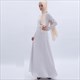 A-Linien Langarm Arab Ramadan Maxi Kleid