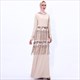 Sequin Embellished A-Line Abaya Dress With Tassels