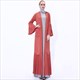 Pleated Cardigan Kimono With Trumpet Sleeves