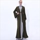 Pleated Cardigan Kimono With Trumpet Sleeves