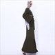 Pleated Cardigan Kimono With Trumpet Sleeves