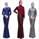 Sequin Mermaid Long Sleeve Ramadan Abaya Dress