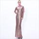 Sequin Mermaid Long Sleeve Ramadan Abaya Dress