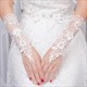 Lace Beaded Embellished Gloves