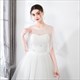 Tulle Lace Trim Cloak With Beading