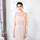 Tulle Lace Trim Cloak With Beading