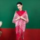 Sequin Embroidery Tulle Shawl With Tassels