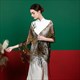 Sequin Embroidery Tulle Shawl With Tassels