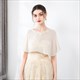 Chiffon Wrap Cloak With Lace Trim