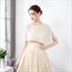 Chiffon Wrap Cloak With Lace Trim