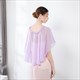 Chiffon Wrap Cloak With Lace Trim
