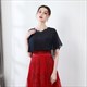 Chiffon Wrap Cloak With Lace Trim