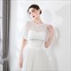 Chiffon Wrap Cloak With Lace Trim