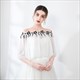 Off The Shoulder Wrap Cloak With Lace Trim