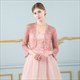 Lace Wrap Long Sleeve Jacket With Lace Trim