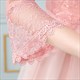 Lace Wrap Long Sleeve Jacket With Lace Trim