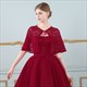 Lace Embellished Wrap With Sash