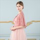 Lace Embellished Wrap With Sash