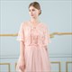 Lace Embellished Wrap With Sash