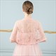 Lace Embellished Wrap With Sash