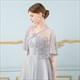 Lace Embellished Wrap With Sash