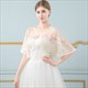 Lace Embellished Wrap With Sash