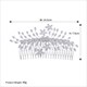 Crystal Princess Hair Comb With Rhinestones