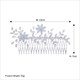 Crystal Princess Hair Comb With Rhinestones