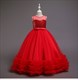 Girls Sequin Sleeveless Tulle Puffy Birthday Princess Dress