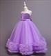 Girls Sequin Sleeveless Tulle Puffy Birthday Princess Dress