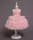 Layered Beaded Puffy Birthday Princess Dress