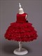 Layered Beaded Puffy Birthday Princess Dress