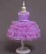 Layered Beaded Puffy Birthday Princess Dress