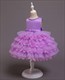 Layered Beaded Puffy Birthday Princess Dress