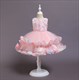 Sleeveless 3D Flower Puffy Princess Birthday Dress