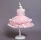 Sleeveless 3D Flower Puffy Princess Birthday Dress