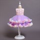 Sleeveless 3D Flower Puffy Princess Birthday Dress