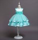 Girls Flower Embellished Princess Party Dress With Bowknot