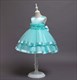 Girls Flower Embellished Princess Party Dress With Bowknot