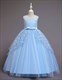 Girls Lace Embellished Tulle Birthday Princess Party Dress