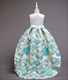 Floral Embellished Unicorn Christmas Princess Dress