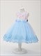 Prinzessinnenkleid mit Spitzenapplikation, Verzierung und Perlen