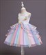 Girls Unicorn Puffy Short Layered Cake Birthday Princess Dress