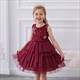 Girls Star Embellished Layered Cake Birthday Princess Dress