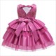 Girls Star Embellished Layered Cake Birthday Princess Dress