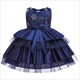 Girls Star Embellished Layered Cake Birthday Princess Dress