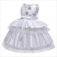 Girls Star Embellished Layered Cake Birthday Princess Dress